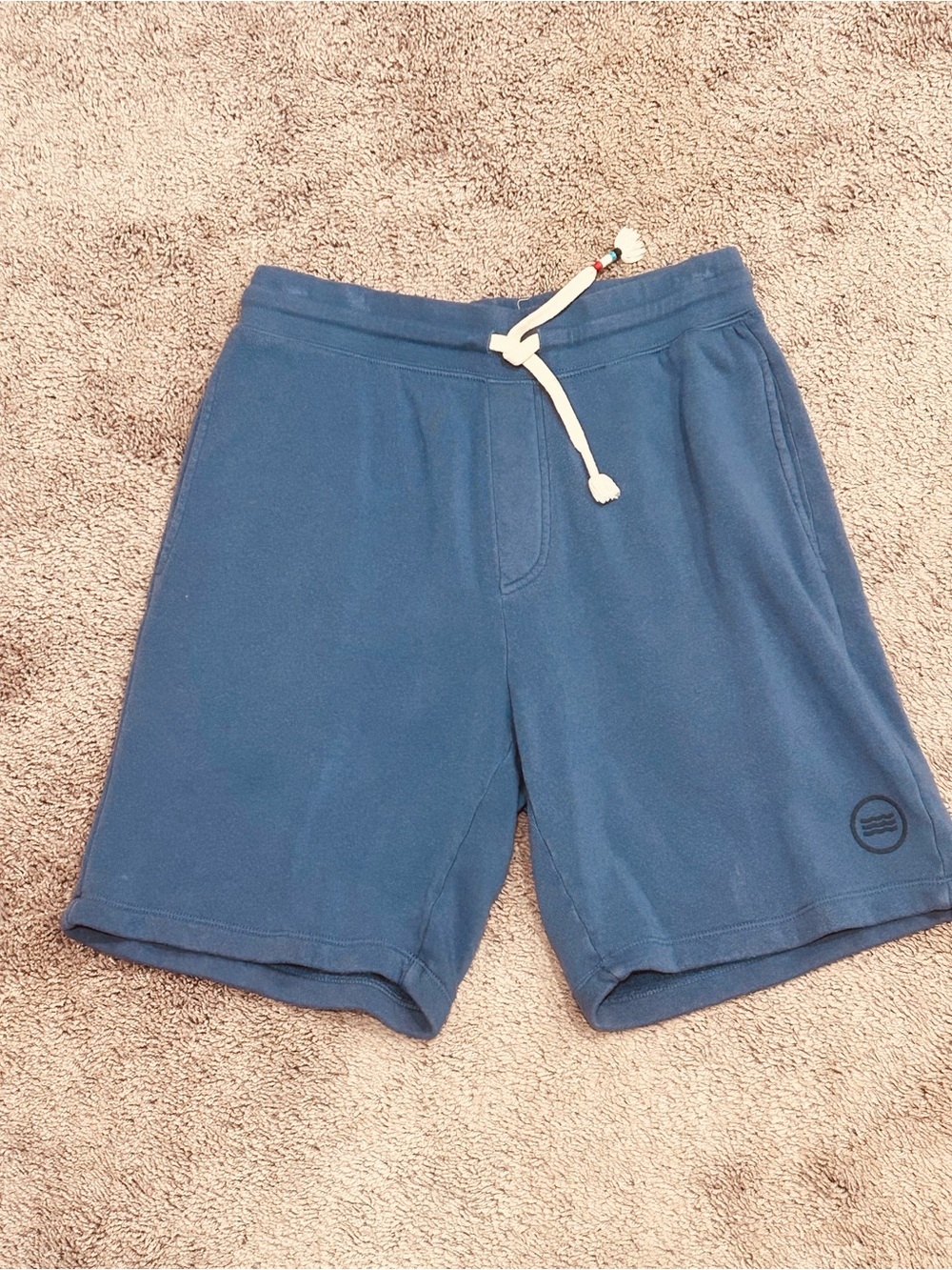 Sol Angeles Navy Casual Drawstring Shorts - Blue Small